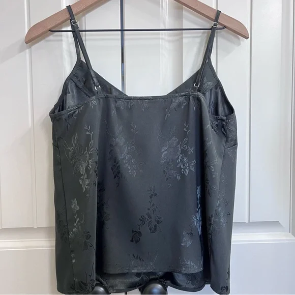 Lovestitch Womens Jane Floral Jacquard Cami in Black, Size S - Picture 6 of 6